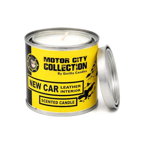 laydown image of New Car Leather Interior Scented Candle