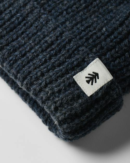 laydown detail image of Short Roll Beanie
