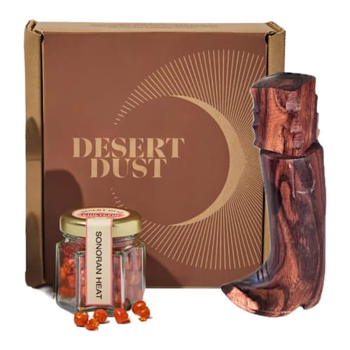 lifestyle image of Chiltepin Pepper Gift Set with Artisanal Cowboy Boot Grinder