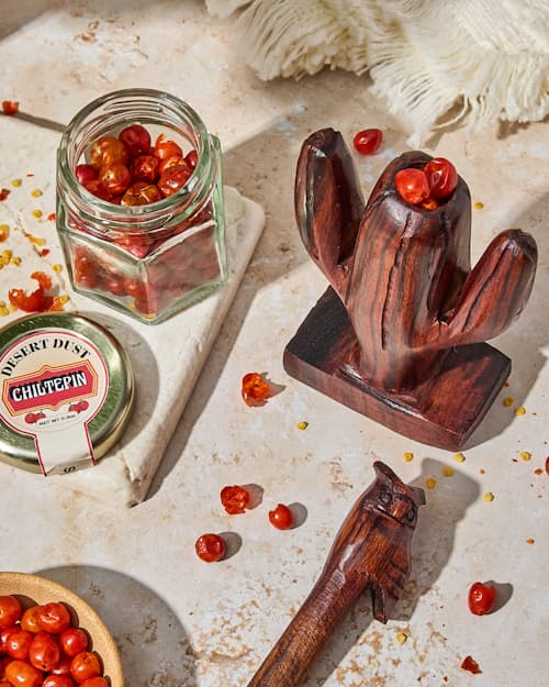 lifestyle image of The Desert Heat Chiltepin Gift Set