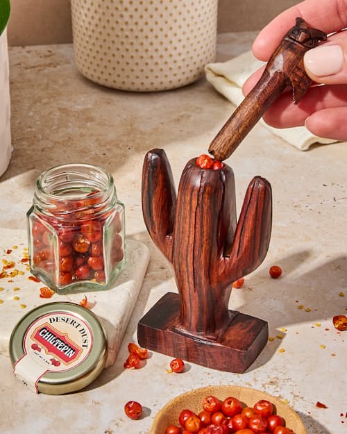 lifestyle image of The Desert Heat Chiltepin Gift Set