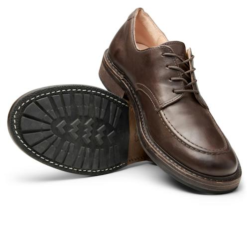 laydown image of Nobelflex Moc Toe Derby