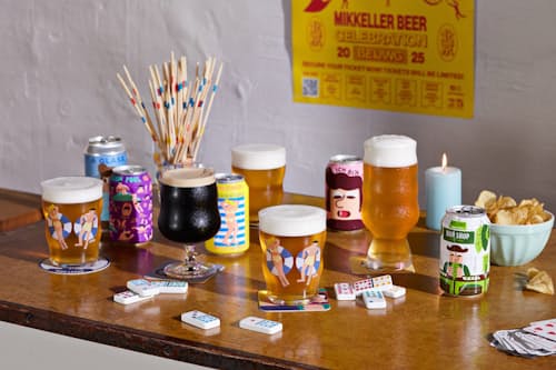 lifestyle image of Holmegaard x Mikkeller IPA Beer Glass