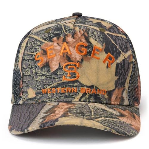 laydown image of Branded Trucker Snapback