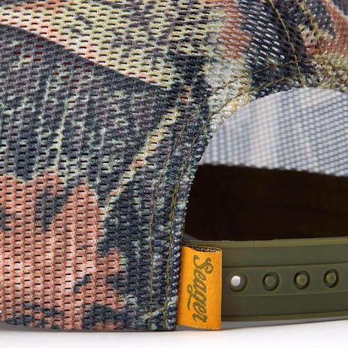 laydown detail image of Branded Trucker Snapback