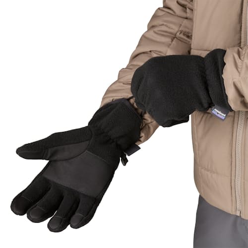 on model image of Synch Gloves