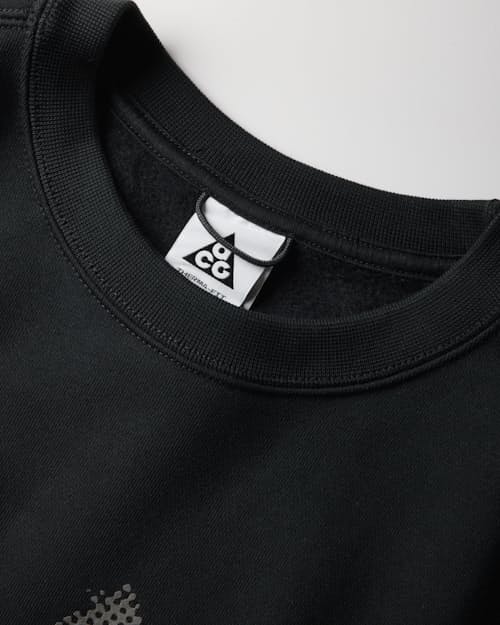 laydown detail image of ACG Tuff Fleece Crew