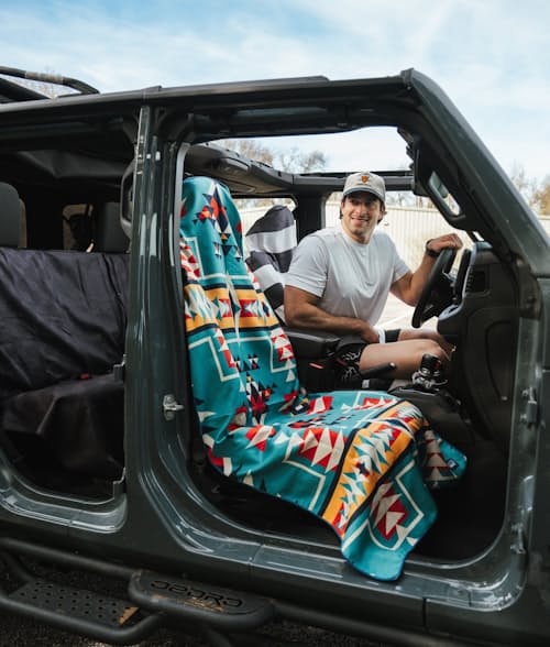 lifestyle image of Car Seat Cover Towel