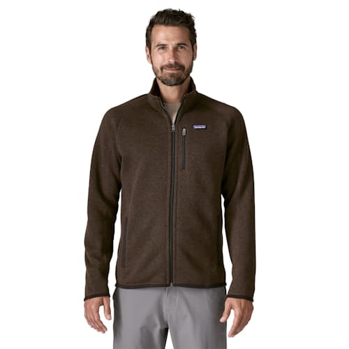 on model image of Better Sweater Fleece Jacket