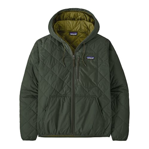 laydown image of Diamond Quilted Bomber Hoody