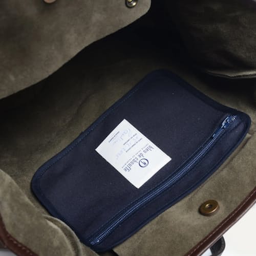 laydown detail image of Meline Suede Tote