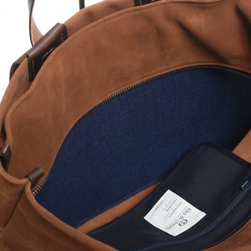 lifestyle image of Meline Suede Business Bag