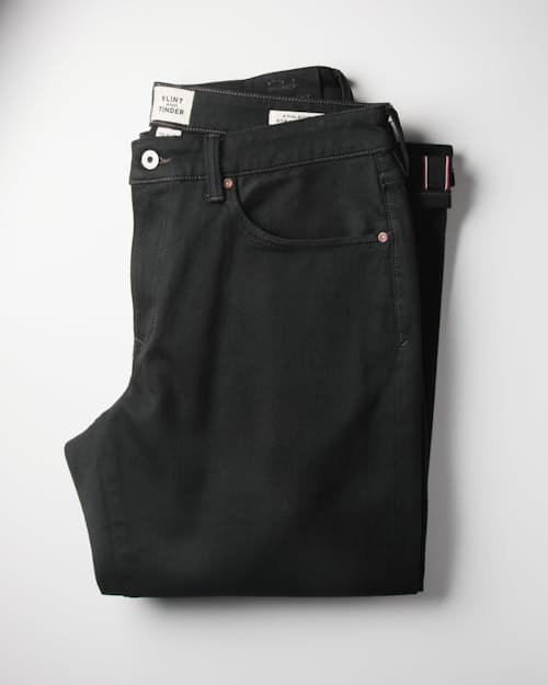 no crop image of Stretch Selvedge Denim - HB Athletic Straight