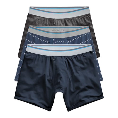 laydown image of 18-Hour Jersey Boxer Brief- 3 Pack