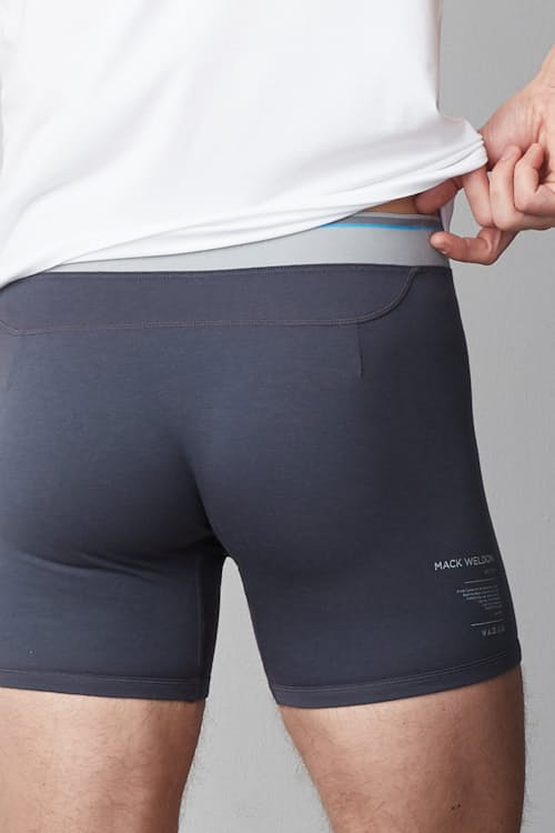 on model image of 18-Hour Jersey Boxer Brief- 3 Pack