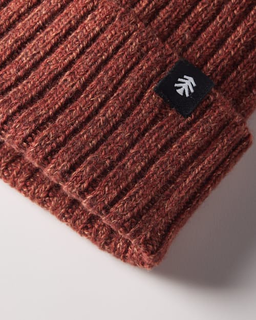 laydown detail image of Japanese Rib Knit Beanie