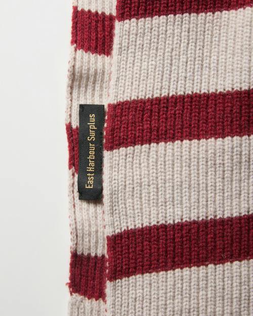 laydown detail image of Valentine Striped Scarf