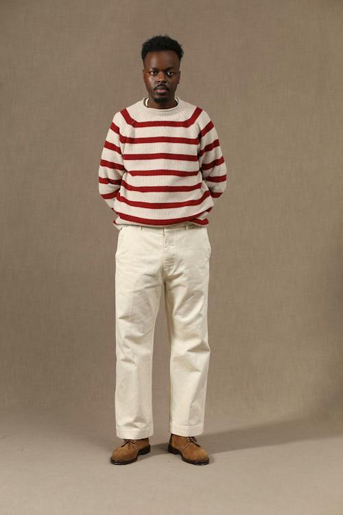 on model image of Bube Chino Pant