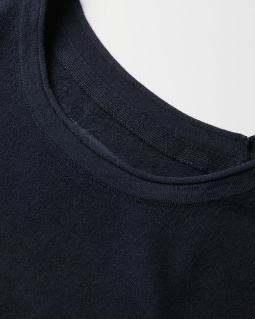 laydown detail image of Cotton Merino Crewneck Sweater