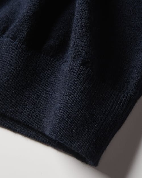 laydown detail image of Cotton Merino Crewneck Sweater