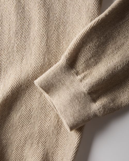laydown detail image of Lightweight Cotton-Merino Crewneck Sweater