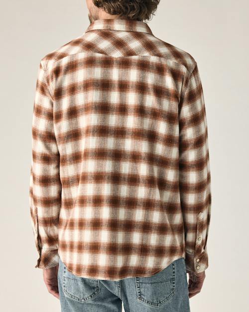 on model image of Cotton Western Shirt