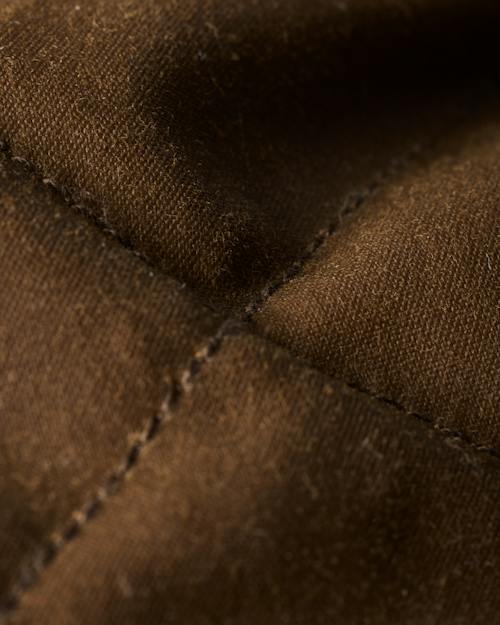 laydown detail image of Quilted Waxed Western Jacket
