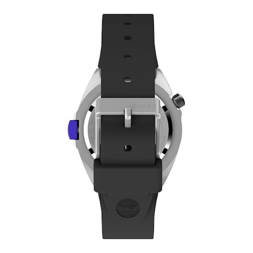 laydown image of Timex Intrepid x Dimepiece Collab