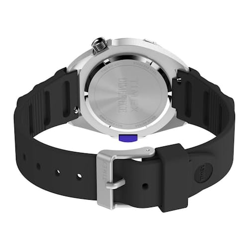 laydown image of Timex Intrepid x Dimepiece Collab