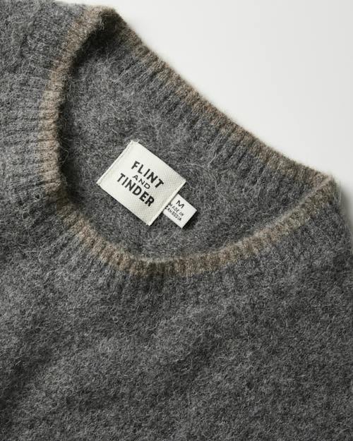 laydown detail image of Brushed Alpaca-Merino Sweater