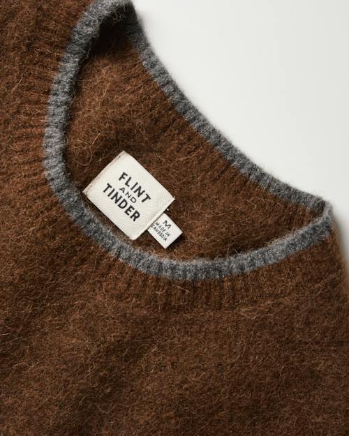 laydown detail image of Brushed Alpaca-Merino Sweater