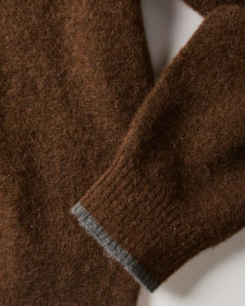 laydown detail image of Brushed Alpaca-Merino Sweater