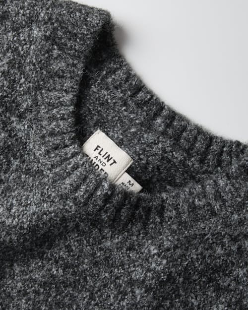 laydown detail image of Marled Crewneck Sweater