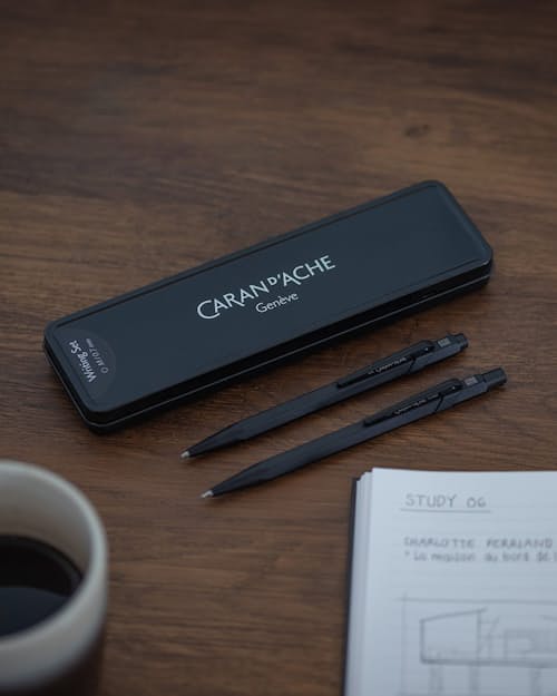lifestyle image of Set 849™ Black Code Ballpoint Pen + Mechanical Pencil - Special Edition