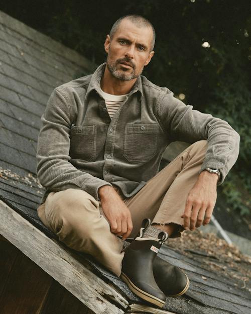 lifestyle image of The Utility Shirt