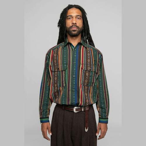 on model image of Giorgio Work Shirt