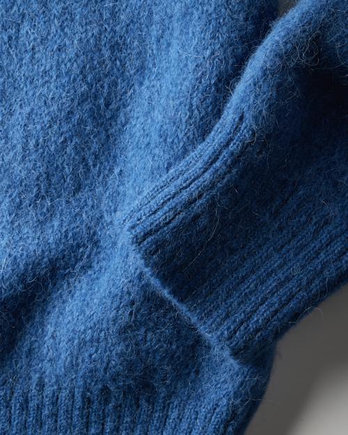 laydown detail image of Shaggy Alpaguan Crewneck