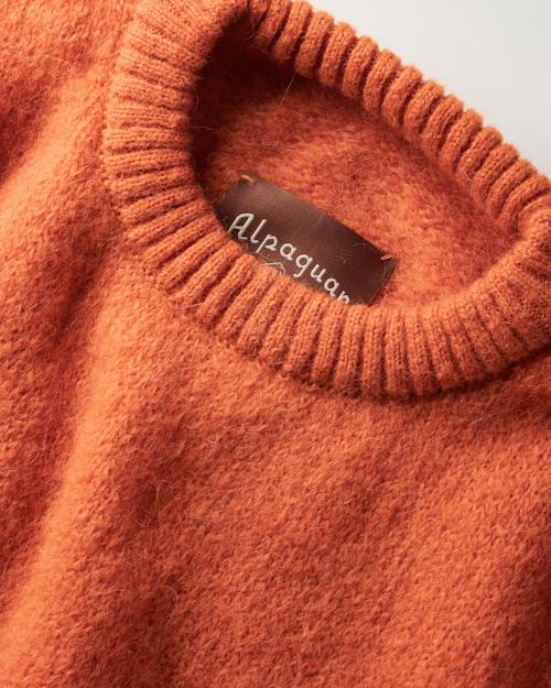 laydown detail image of Shaggy Alpaguan Crewneck