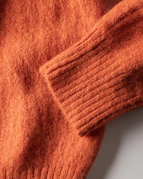 laydown detail image of Shaggy Alpaguan Crewneck