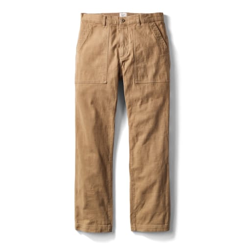 laydown image of Flannel Sateen Fatigue Pant