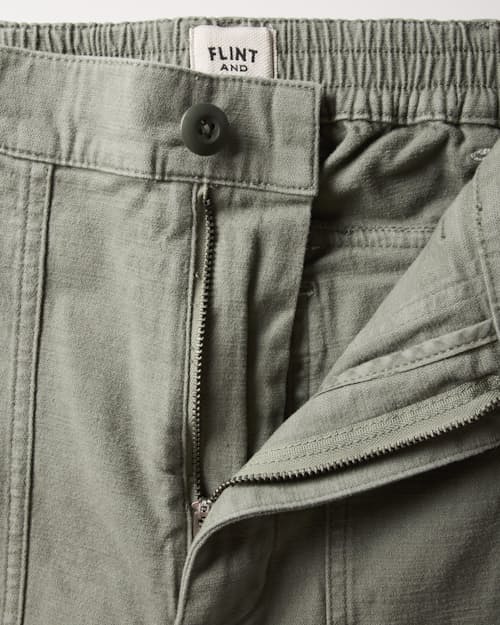 laydown detail image of Flannel Sateen Fatigue Pant