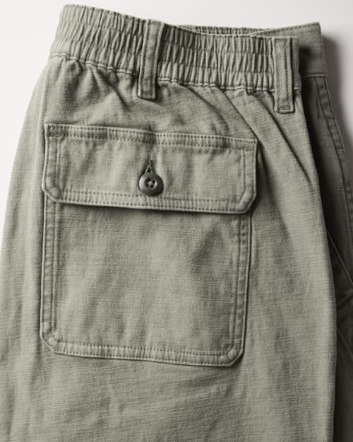 laydown detail image of Flannel Sateen Fatigue Pant