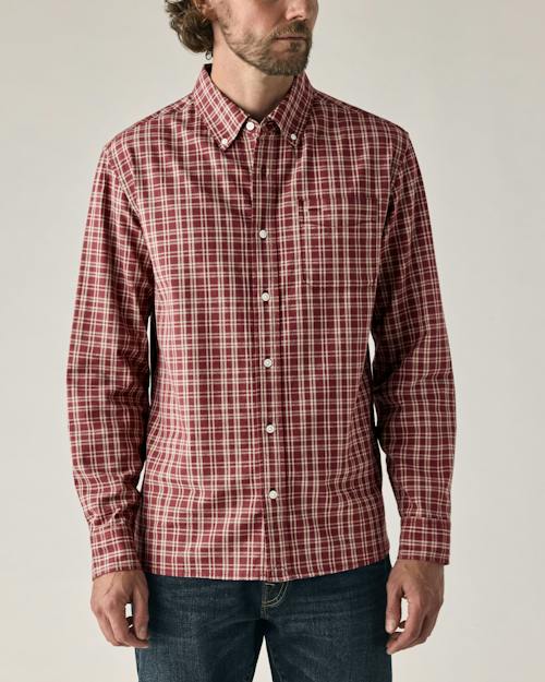 on model image of Oxford Draftsman Shirt