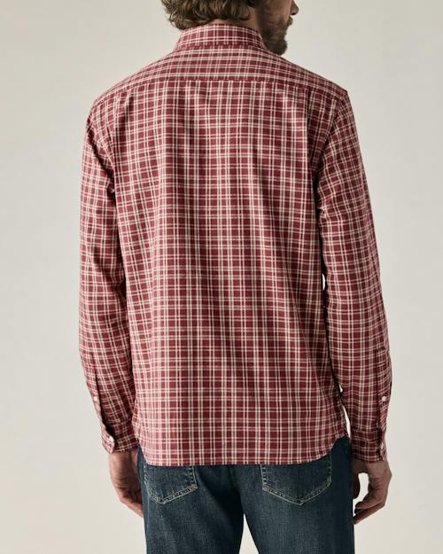 on model image of Oxford Draftsman Shirt