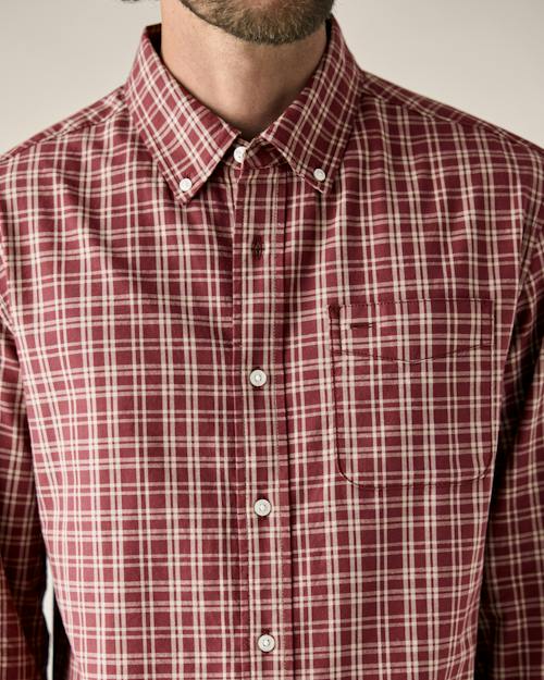 on model image of Oxford Draftsman Shirt