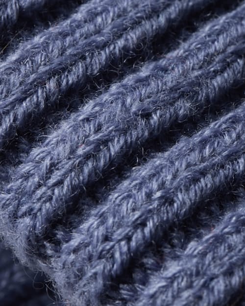 laydown detail image of Japanese Rib Knit Beanie