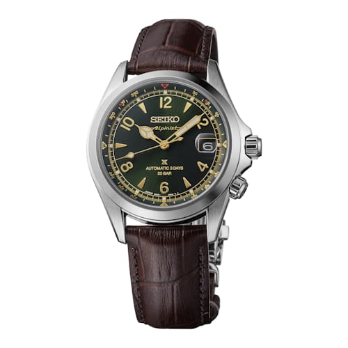 laydown image of Seiko Prospex Alpinist