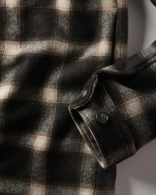 laydown detail image of Heritage Stretch Wool Shirt Jacket