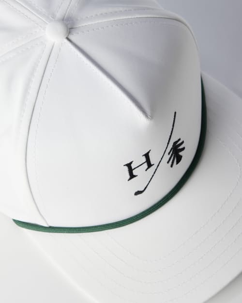 laydown detail image of Rope 5-Panel Snapback Hat