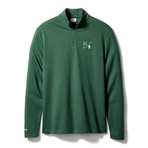 laydown image of Flyer Midlayer Quarter-Zip